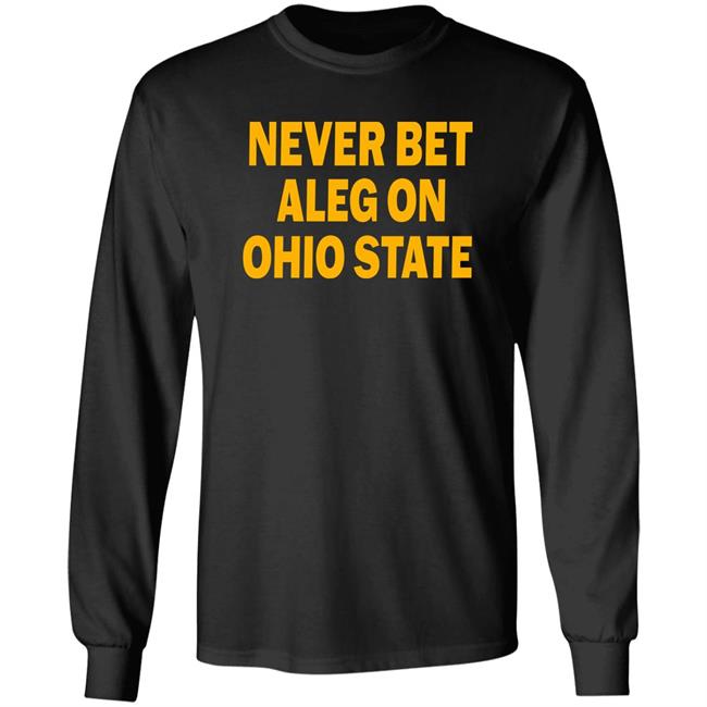 ParalympicIn Never Bet Aleg On Ohio State Shirt Jimmy Obertop