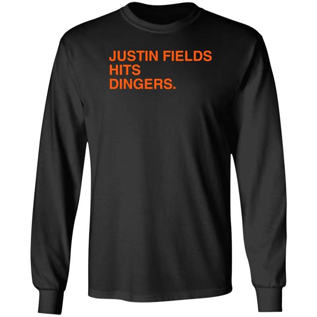 Obvious Shirts Store Justin Fields Hits Dingers Shirt Justin Fields Hits Dingers Shirt Obvious Shirts Store