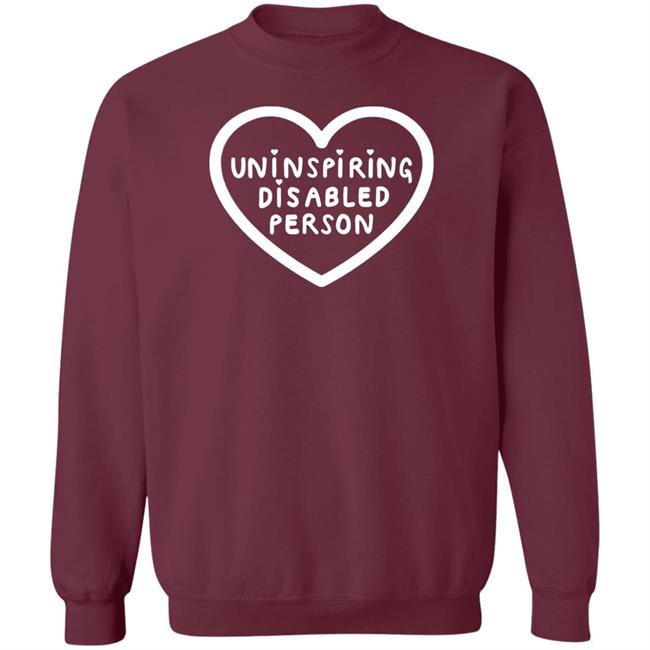Uninspiring Disabled Person Shirt Disabled Eliza Disabled Eliza Uninspiring Disabled Person Shirt