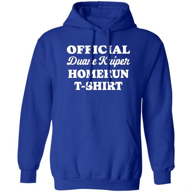 John Skrtic Official Duane Kuiper Homerun T-Shirt 1977 Shirt