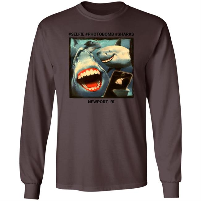 Selfie Photobomb Sharks Newport Shirt Myownnovember Myownnovember Selfie Photobomb Sharks Newport Shirt