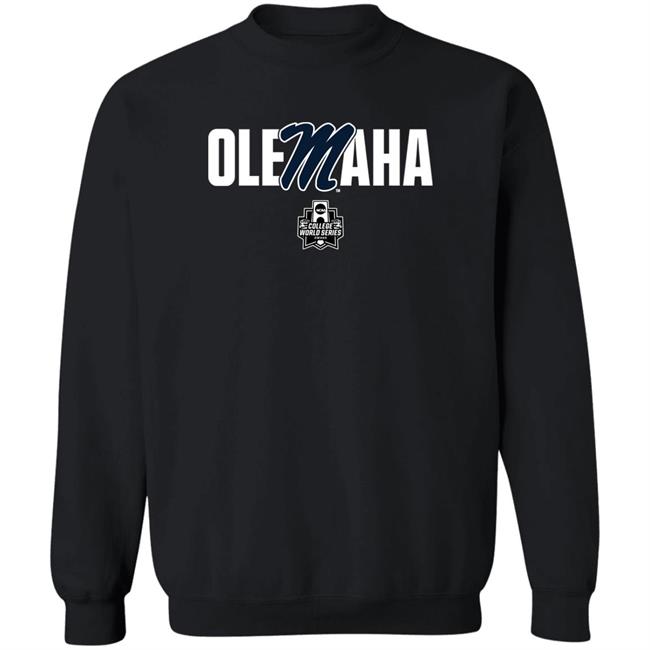 Ole Miss Authentics Team Shop 2022 Baseball Olemaha Cws Single Team Shirt
