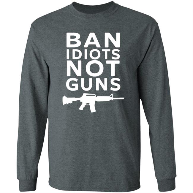 Jarrod Fisher Ban Idiots Not Guns Shirt