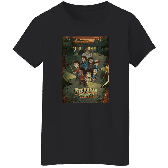 Stranger Things X Gravity Falls Shirt Stranger Things Brasil