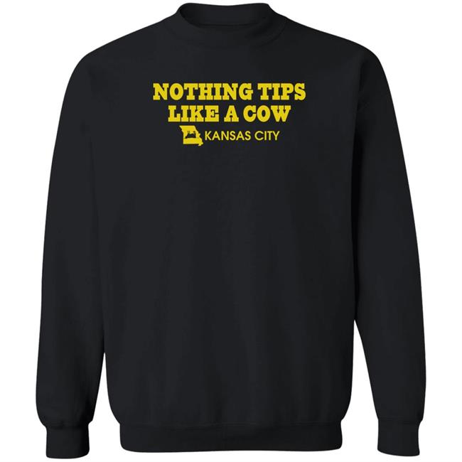 Nothing Tips Like A Cow Kansas City Hoodie Jason Kander Diana Kander