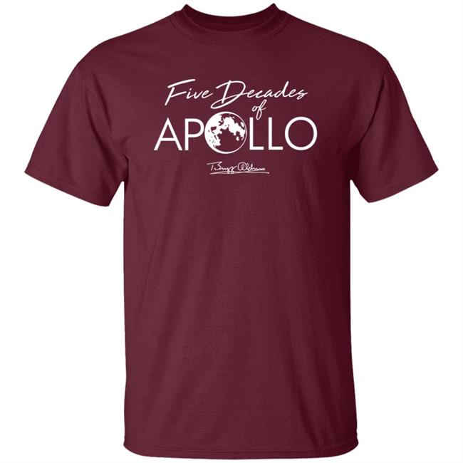 Apollo Space Store Five Decades Of Apollo Shirt