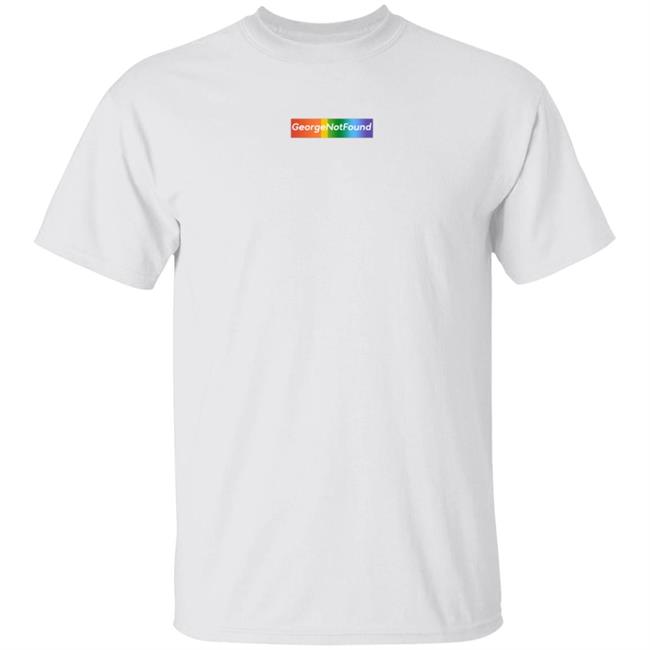 Shop The Official Georgenotfound Pride Merch Store George Rainbow Printed Hoodie Sweatshirt Shop Gnf Merch