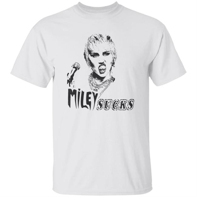 Mileycyrus Merch Miley Ray Cyrus Miley Sucks Shirt