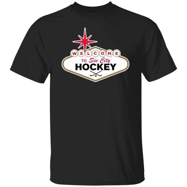 Welcome To Sin City Hockey Shirt