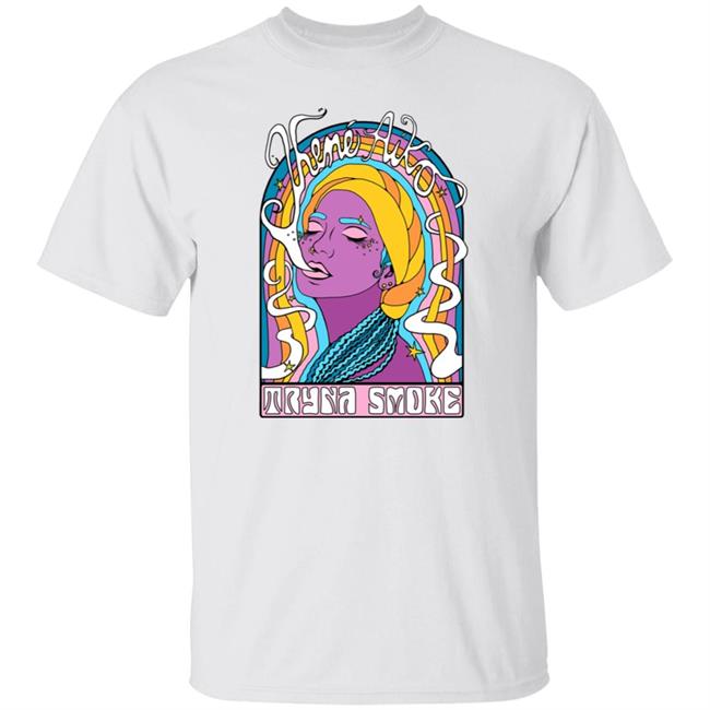 Jhene Aiko Merch Tryna Smoke Tie Dye Shirt
