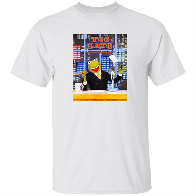 Kermit Letterfrog Shirt Vintage Jim Henson Kermit Letterfrog Shirt