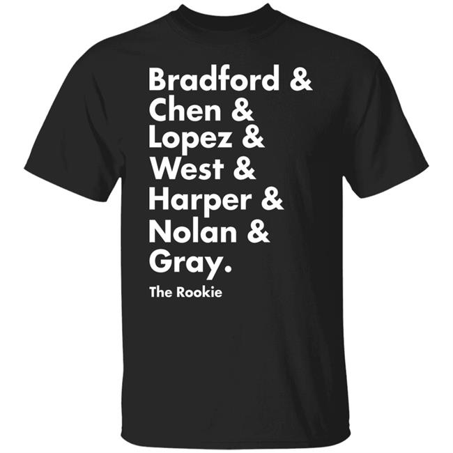 Bradford Chen Lopez West Harper Nolan Gray Shirt