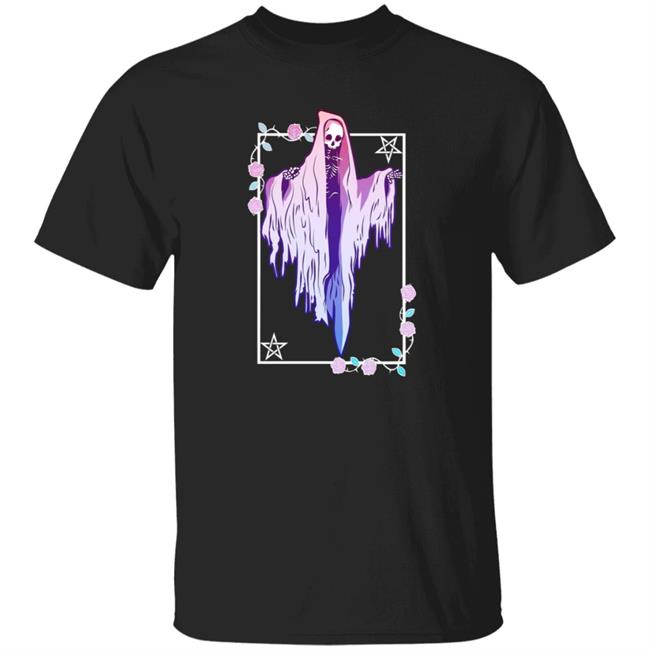 Ghost And Roses Pastel Goth Shirt