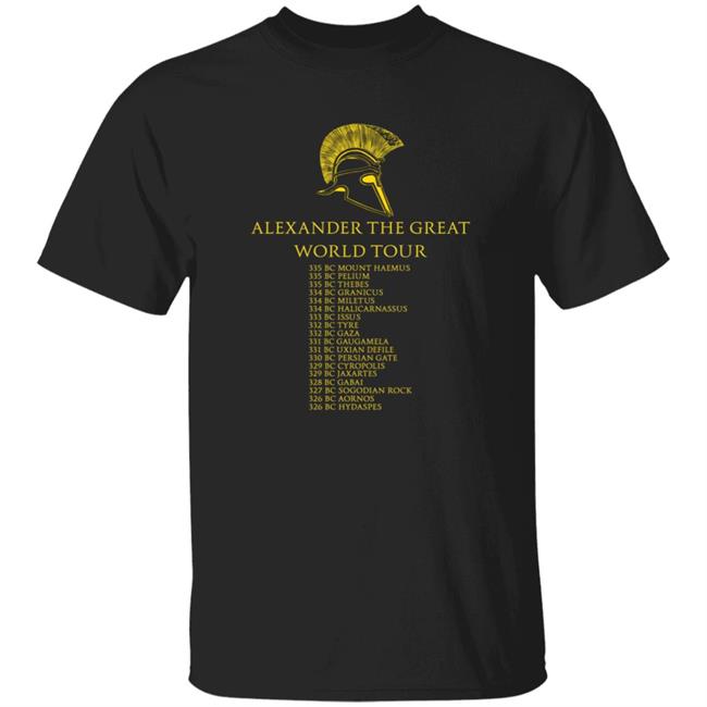Alexander The Great World Tour Shirt