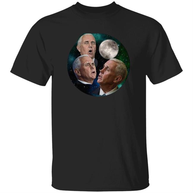 Mike Pence Howling At The Moon Shirt Brent Terhune Merch Store Three Pence Moon Shirt