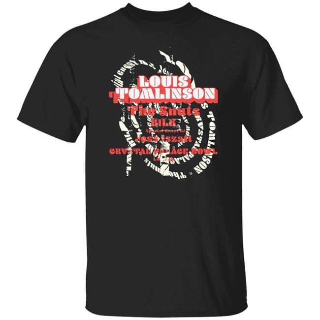 Louis Tomlinson Merch The Away From Home Festival Black Swirl Shirt