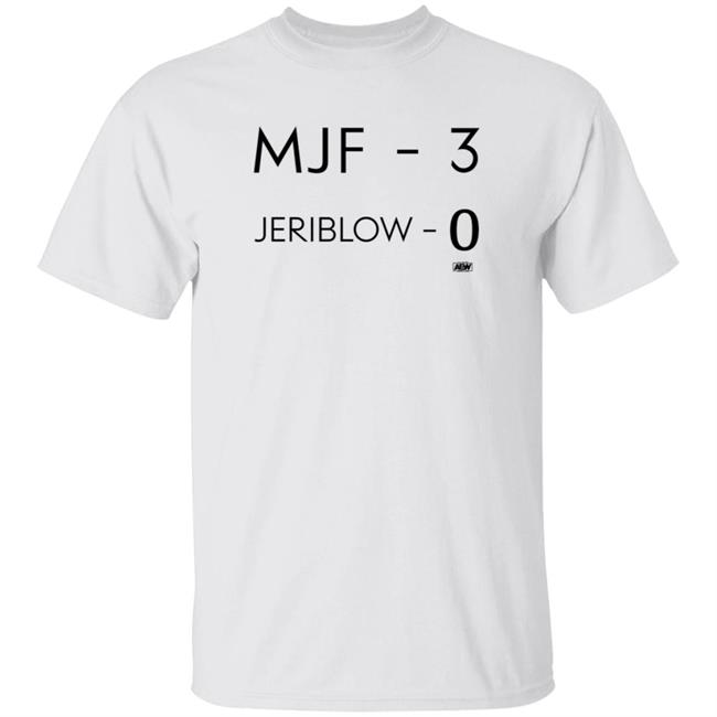 Uyen - Mjf 3 Jeriblow 0 Shirt AEW Shop Maxwell Jacob Friedman Mjf 3 Jeriblow 0 Shirt