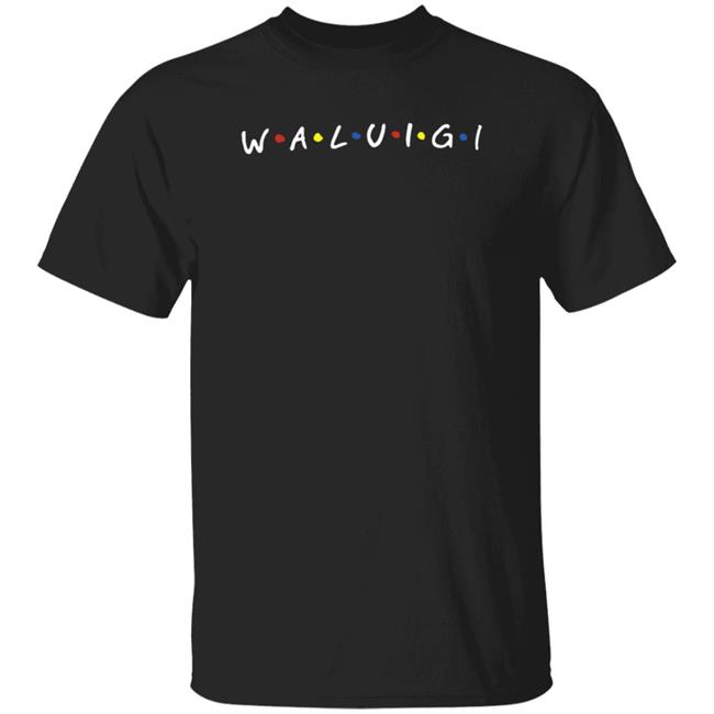 Waluigi Shirt Hard Drive x Ace Watkins Merch Waluigi X Friends Shirt