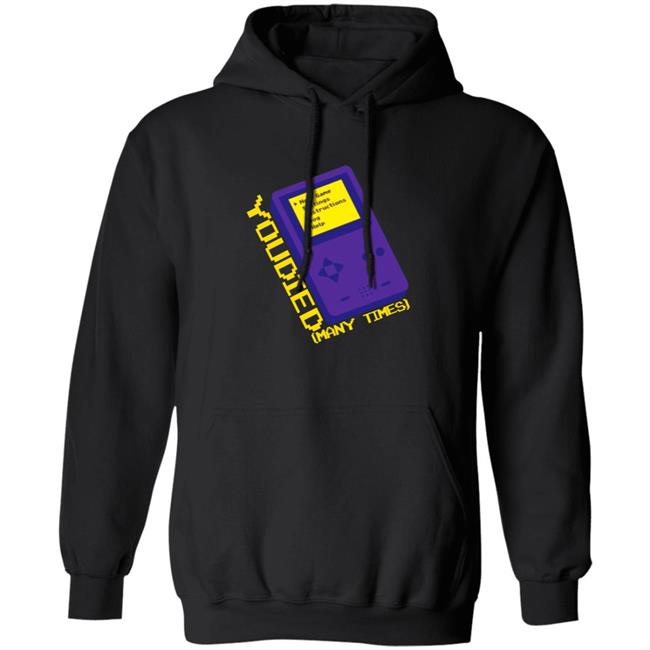 MyNhung - Seth Everman You Die Many Time Hoodie Setheverman Merch Seth Everman Limited Edition Gameboy Shirt Hoodie Sweatshirt
