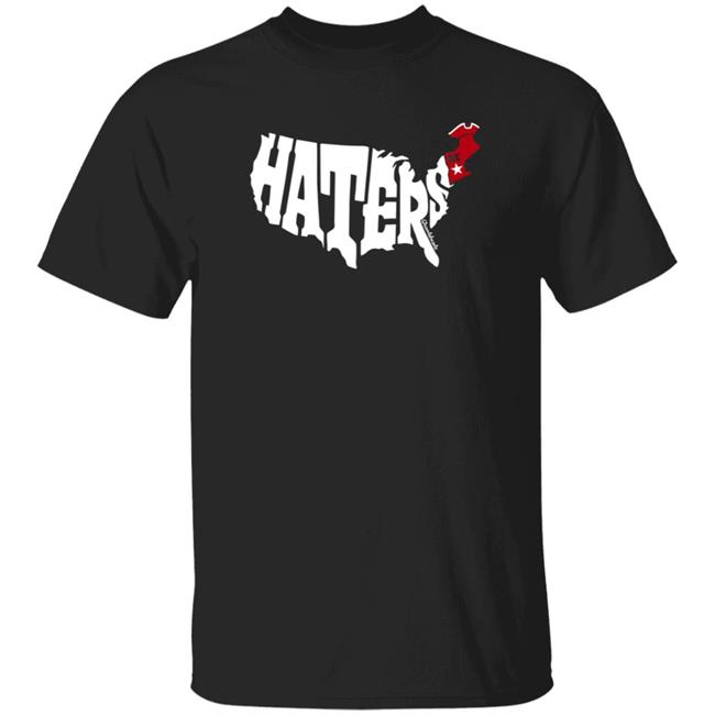 New England Haters Map Shirt Chowdaheadz Store Haters Usa Shirt