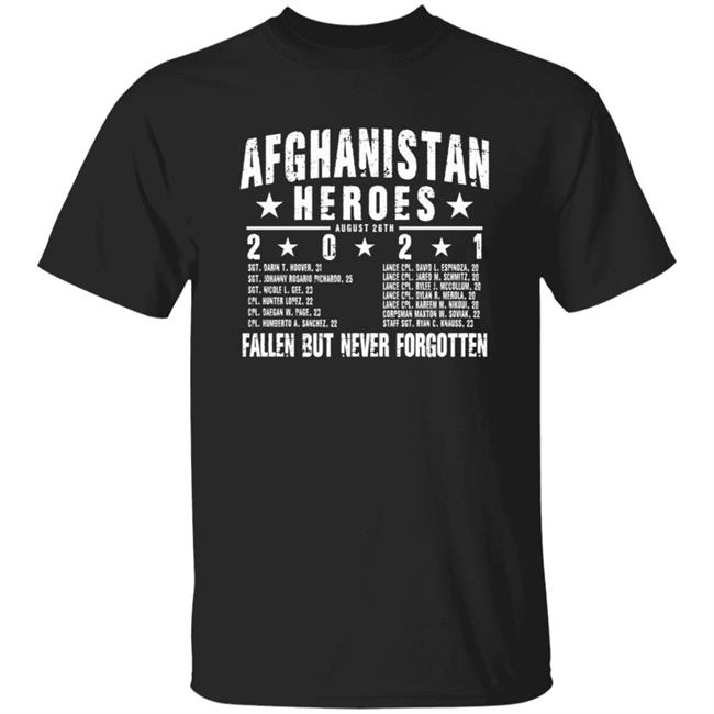 Ryan Weaver Afghanistan Heroes T Shirt Gritgear Store 13 Afghanistan Heroes Shirt