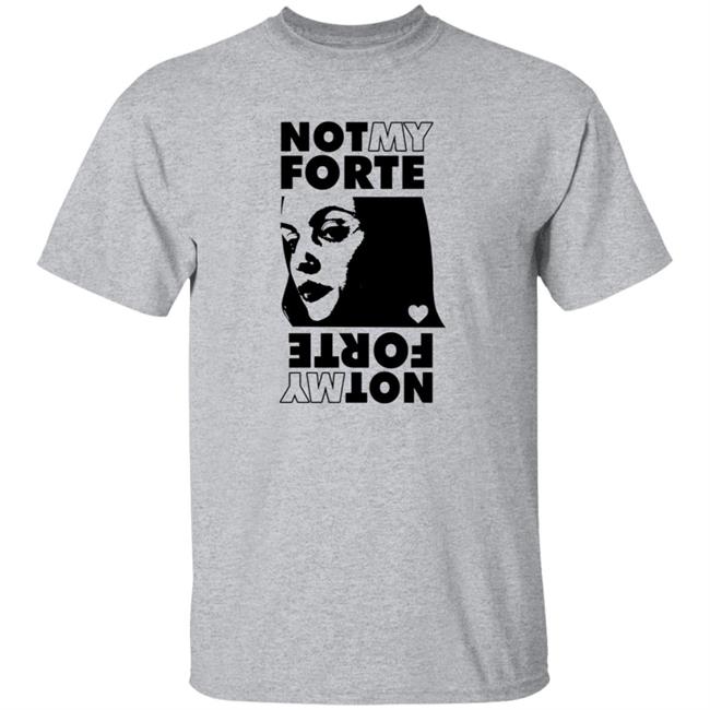 Not My Forte Shirt Letterkenny Shop Not My Forte Rock Grey Tee Shirt