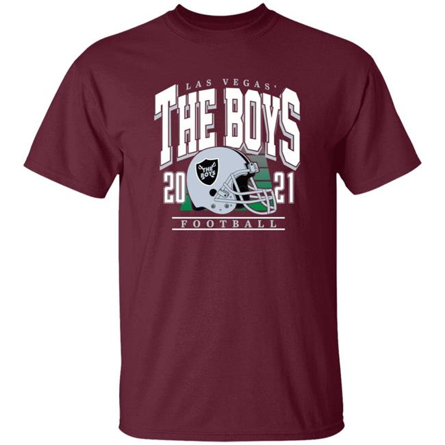 Las Vegas The Boys 2021 Football Shirt Las Vegas The Boys 2021 Football Shirt Barstoolsports Merch The Boys Lv Helmet Shirt Hoodie Sweatshirt