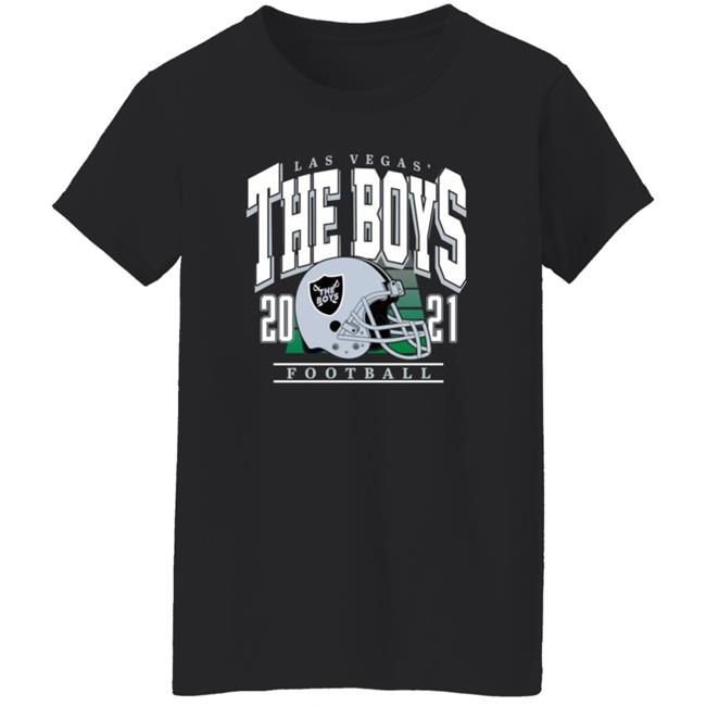 Las Vegas The Boys 2021 Football Shirt Las Vegas The Boys 2021 Football Shirt Barstoolsports Merch The Boys Lv Helmet Shirt Hoodie Sweatshirt