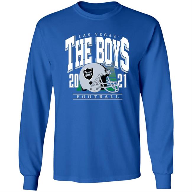 Las Vegas The Boys 2021 Football Shirt Las Vegas The Boys 2021 Football Shirt Barstoolsports Merch The Boys Lv Helmet Shirt Hoodie Sweatshirt
