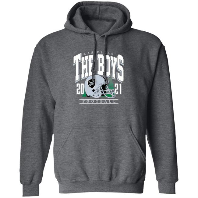 Las Vegas The Boys 2021 Football Shirt Las Vegas The Boys 2021 Football Shirt Barstoolsports Merch The Boys Lv Helmet Shirt Hoodie Sweatshirt