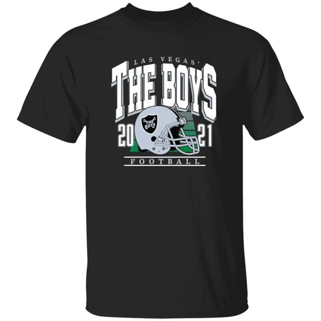 Las Vegas The Boys 2021 Football Shirt Las Vegas The Boys 2021 Football Shirt Barstoolsports Merch The Boys Lv Helmet Shirt Hoodie Sweatshirt