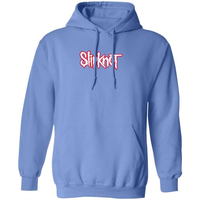 Slipknot Photo Blue Hoodie Slipknot Merch