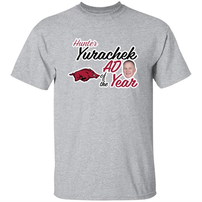Eric Musselman Hunter Yurachek Ad Of The Year Shirt Arkansas Razorbacks