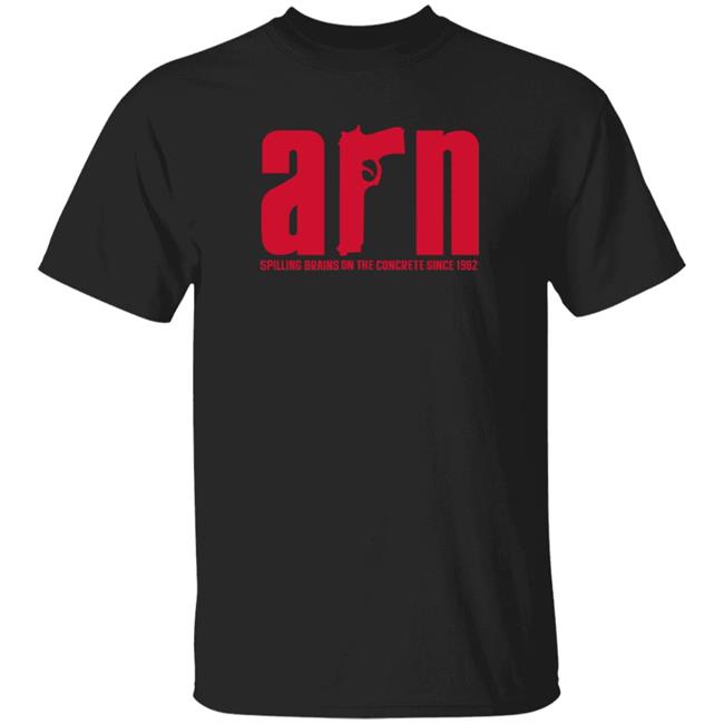 Arn Spilling Brains On The Concrete Since 1982 Shirt Box Of Gimmicks Arn Sopranos Shirt Hoodie Sweashirt