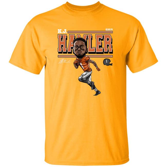 Tim Patrick Wearing Kj Hamler Shirt Denver Football K.J. Hamler Cartoon Shirt Tim Patrick Wearing Kj Hamler Shirt Denver Football K.J. Hamler Cartoon Shirt