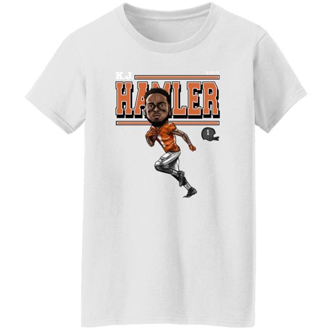 Tim Patrick Wearing Kj Hamler Shirt Denver Football K.J. Hamler Cartoon Shirt Tim Patrick Wearing Kj Hamler Shirt Denver Football K.J. Hamler Cartoon Shirt
