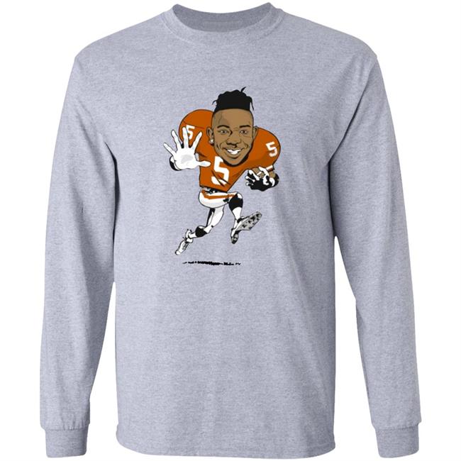 Bijan Robinson Caricature Shirt Centretx Merch Bijan Robinson Concert Shirt