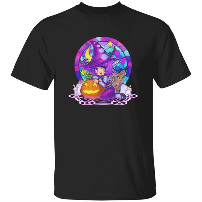 Michaelmcchill A Witch And Her Cat V2 Shirt Michaelmcchill Merch