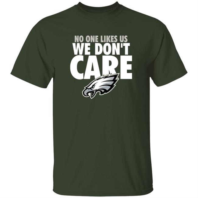 No One Likes Us We Don't Care Shirt Philadelphia Eagles Store Philadelphia Eagles Hometown Collection Don't Care Shirt