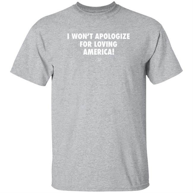 I Won't Apologize For Loving America Shirt Brittany Aldean Officialchristianwalker Merch