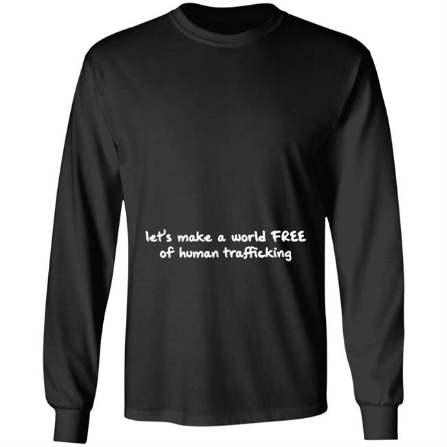 Let's Make A World Free Of Human Trafficking Hoodie Ricky Martin