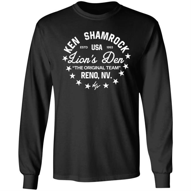 Ken Shamrock Lion's Den Shirt The Lions Den Reno Shirt