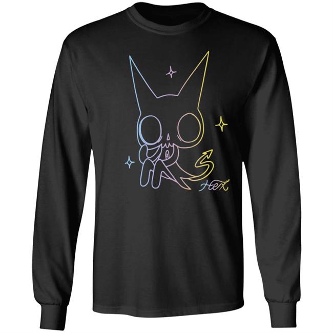 Hex Merch Dawko Buttons Rainbow Hoodie