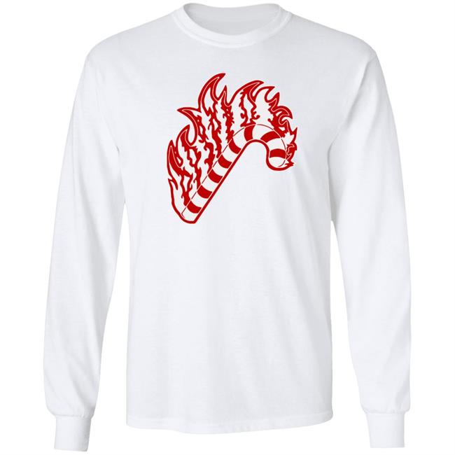 Sapnap Holiday Candy Cane Pullover Hoodie Sapnap Merch