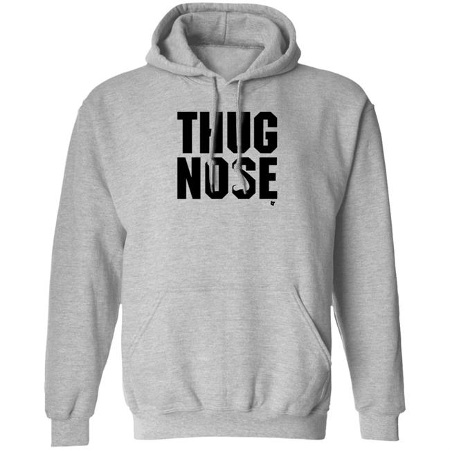 Thug Nose Hoodie Ariel Helwani Thug Nose Hoodie BreakingT Merch