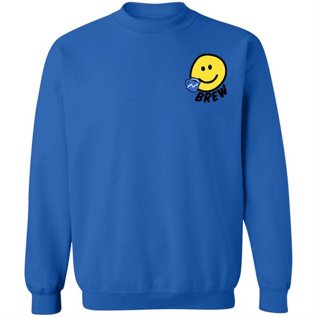 Morning Brew Store Brew Smiley Sweatshirt Gwen Brew Smiley Shirt Hoodie Sweatshirt