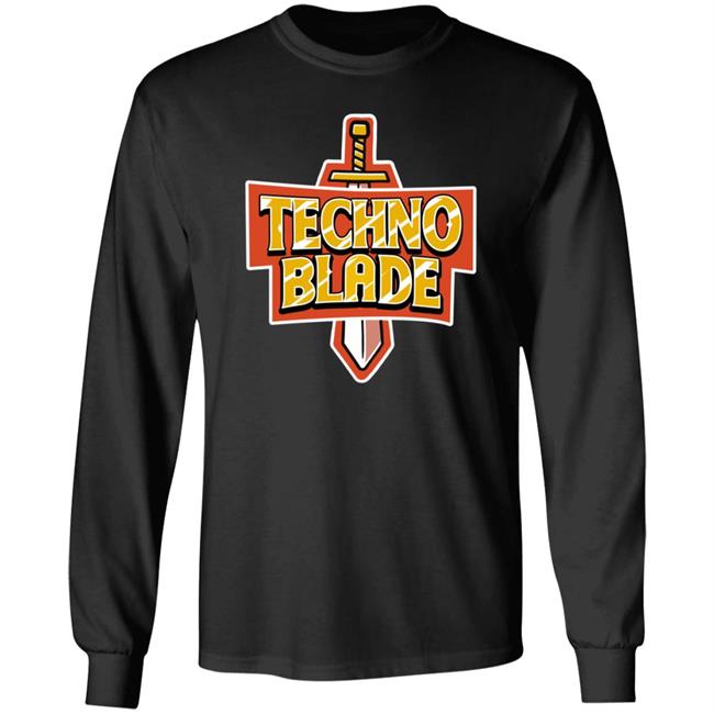 Technoblade Sword Shirt Techno Blade Merch