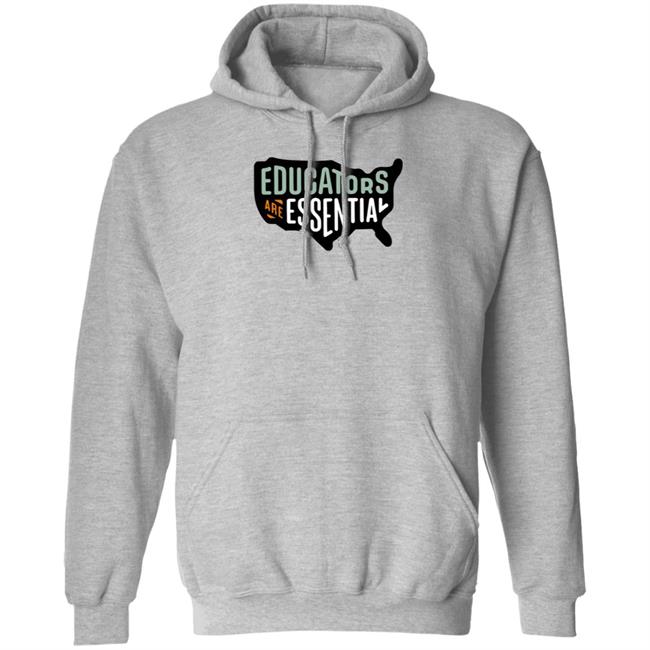 Educators Are Essential Hoodie Freadomusa Merch Educators Are Essential Hoodie