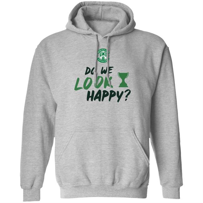 Do We Look Happy Shirt Steven Gerrard Hibernian FC Do We Look Happy Shirt Steven Gerrard Hibernian FC