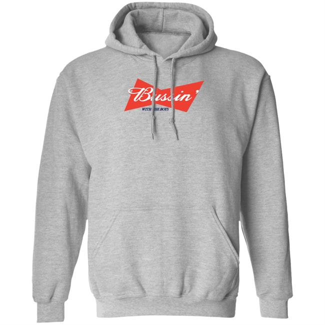 Bussin' With The Boys Hoodie Bussin' Printed Hoodie Barstoolsports Store